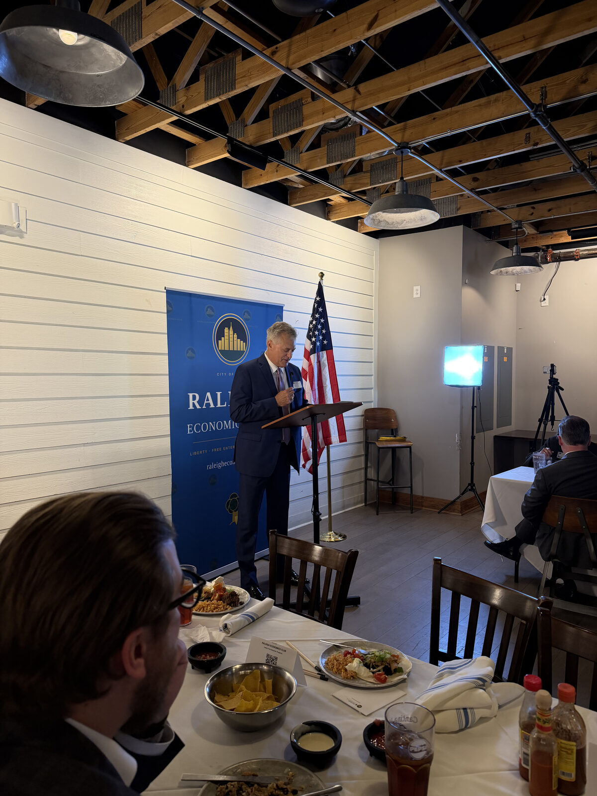 Brad Taylor delivering founder's remarks